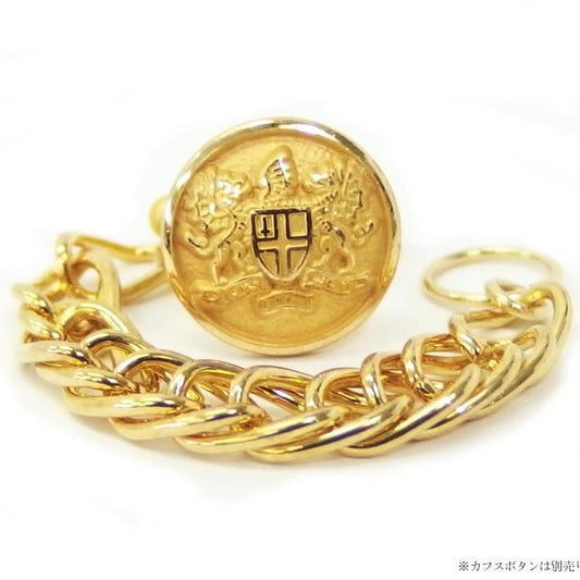 ゴールドスパイラルのカフスチャーム(カフスチェーン)