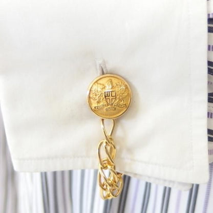 ゴールドスパイラルのカフスチャーム(カフスチェーン)