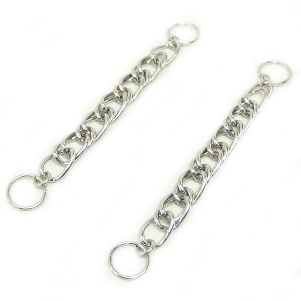 シルバースパイラルのカフスチャーム(カフスチェーン)