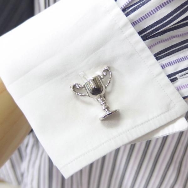 おめでとう！トロフィーカップのカフス(カフリンクス/カフスボタン)