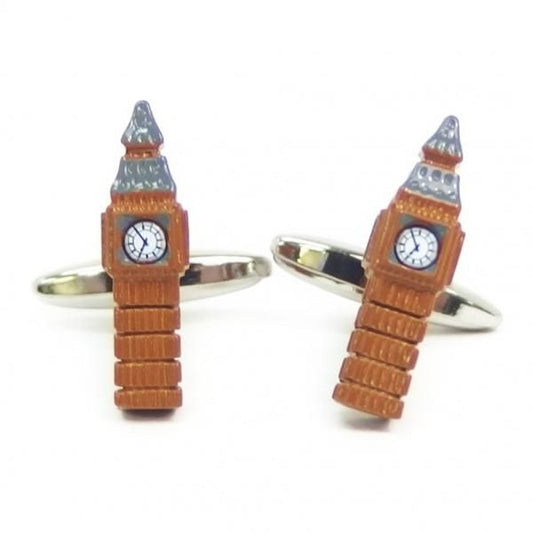 ロンドンの象徴ビッグ・ベンのカフス(カフリンクス/カフスボタン)