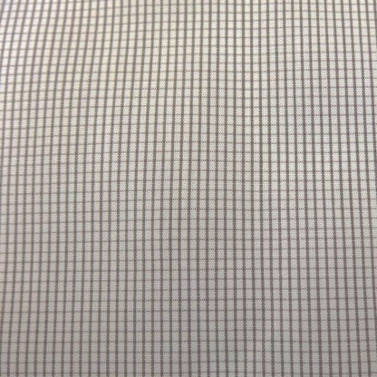 高級オーダーシャツ生地ポケットチーフ・ブラウングラフチェック柄ポケットスクウェア