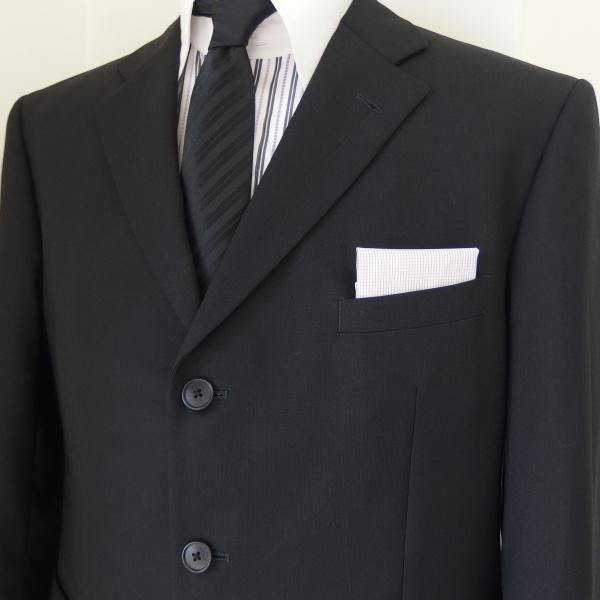 高級オーダーシャツ生地ポケットチーフ・ブラウングラフチェック柄ポケットスクウェア