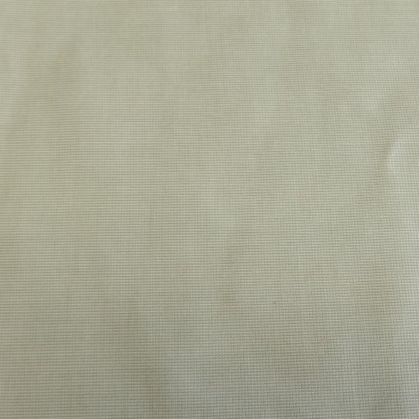 高級オーダーシャツ生地ポケットチーフ・若草色×白平織のポケットスクウェア