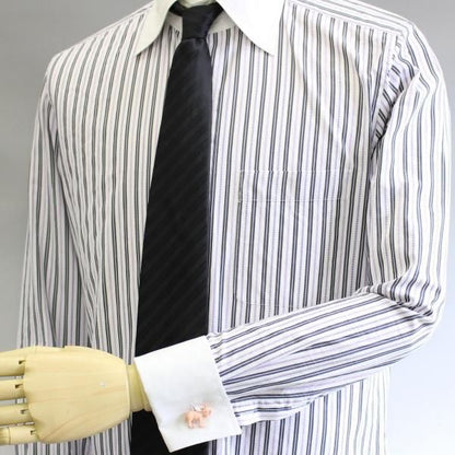 ぽっちゃり可愛いピンクピッグ・豚のカフス(カフリンクス/カフスボタン)