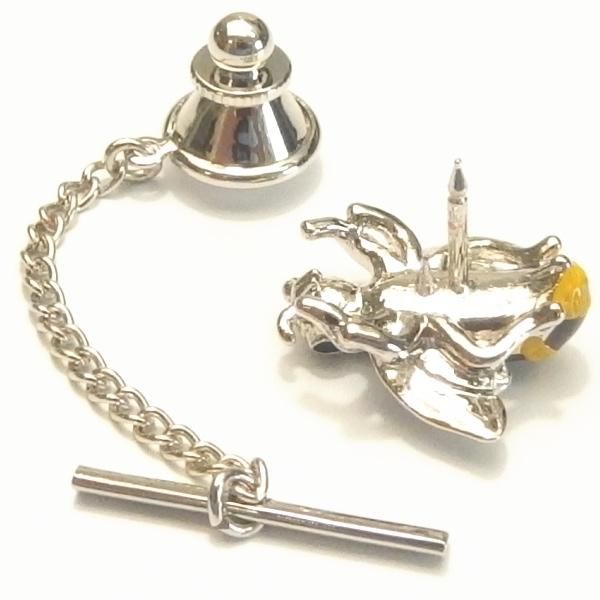 ブンブン蜜蜂のタイタック(ピンブローチ)