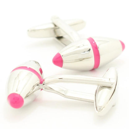 シルバー・スプール・ピンクポイントのカフス(カフリンクス/カフスボタン)