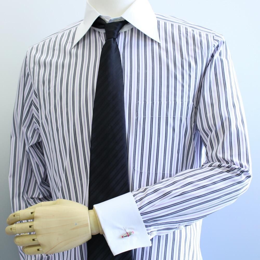 シルバー・スプール・ピンクポイントのカフス(カフリンクス/カフスボタン)