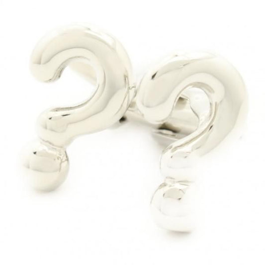 はてな疑問符クエスチョンマークのカフス(カフリンクス/カフスボタン)