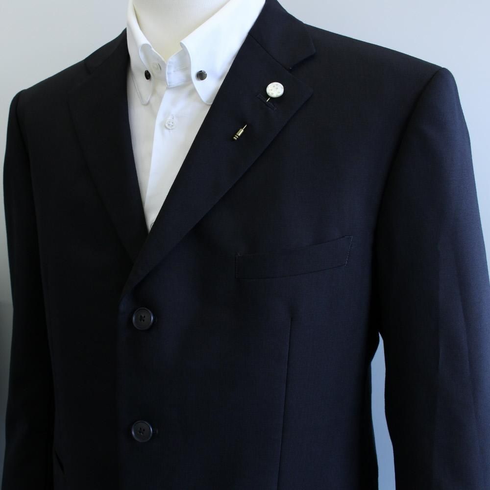 【受注生産品】ゴクロ・黒蝶貝のボタンダウンピアス