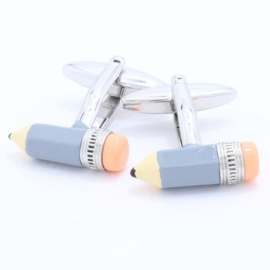 ころんとリアルでキュートな六角鉛筆のカフス(カフリンクス/カフスボタン)