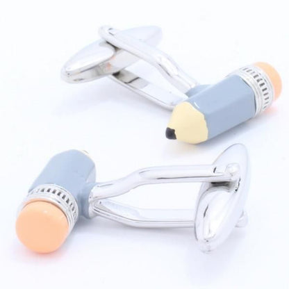 ころんとリアルでキュートな六角鉛筆のカフス(カフリンクス/カフスボタン)