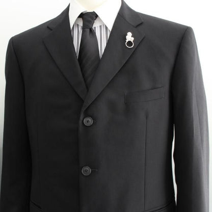 ふくろう・アコヤ真珠パール6.0mmのラペルピン型眼鏡掛け・眼鏡ホルダー