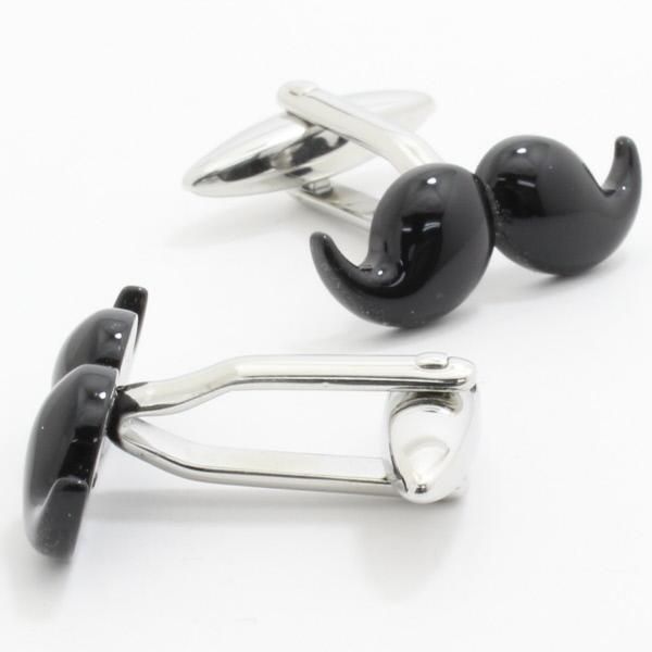 ダンディの象徴・口髭マスタッシュ・ヒゲのカフス(カフリンクス/カフスボタン)