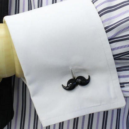 ダンディの象徴・口髭マスタッシュ・ヒゲのカフス(カフリンクス/カフスボタン)