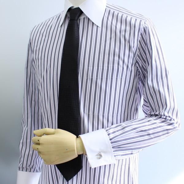 きらきらストーンとドルフィン・イルカのカフス(カフリンクス/カフスボタン)