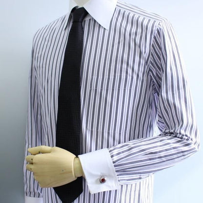 レッドストーンとブラックラインのカフス(カフリンクス/カフスボタン)