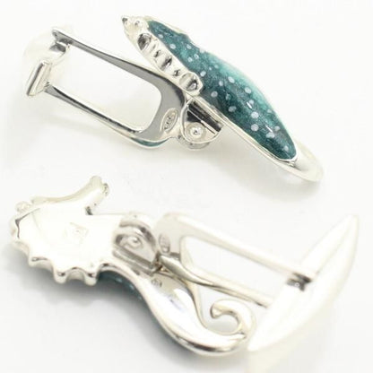 【取寄品】【SATURNO・サツルノ】SeaHorseタツノオトシゴのカフス(カフリンクス/カフスボタン)