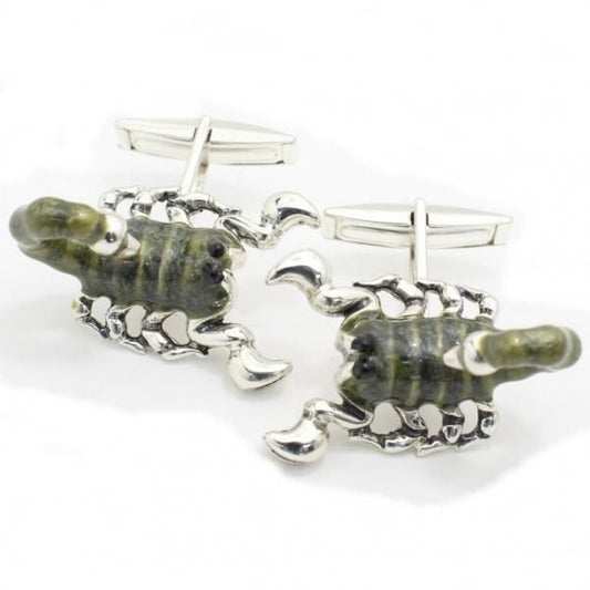 【SATURNO・サツルノ】毒っ気のある人に蠍サソリのカフス(カフリンクス/カフスボタン)