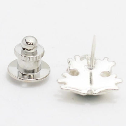 【SATURNO・サツルノ】ラペルピン・緑の蛙・カエルのタイタック(ピンブローチ)