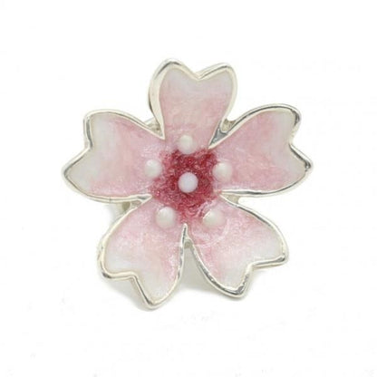 【SATURNO・サツルノ】ラペルピン・日本の心サクラ咲く桜のタイタック(ピンブローチ)