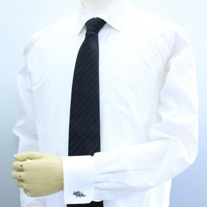 トリケラトプスと骨のカフス(カフリンクス/カフスボタン)