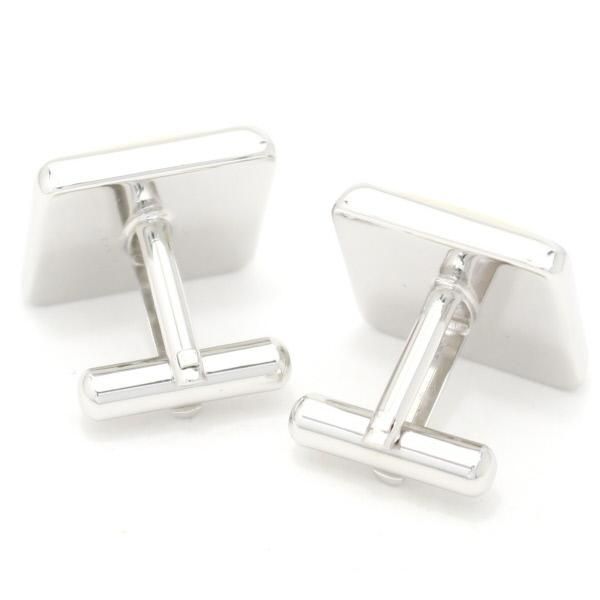 【陶華・TOHCA】シルバー・スクウェア・ライオンカメオ・ベージュのカフス(カフリンクス/カフスボタン)