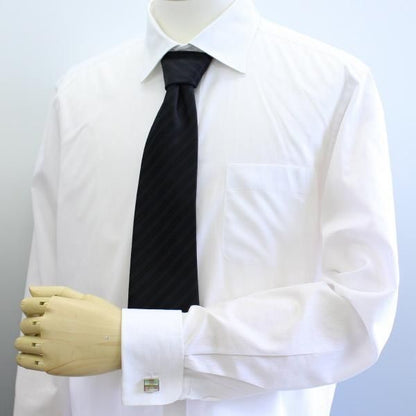 ピンク×グリーン・キャッツアイ・チェックブロックのカフス(カフリンクス/カフスボタン)