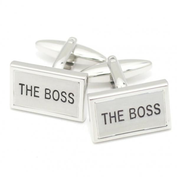 THE・BOSS上司・親分・師匠へおススメのメッセージカフス(カフリンクス/カフスボタン)