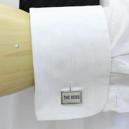 THE・BOSS上司・親分・師匠へおススメのメッセージカフス(カフリンクス/カフスボタン)