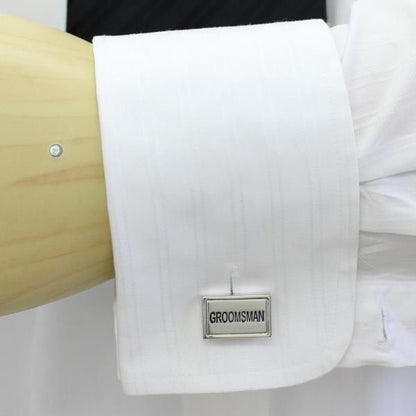 GROOMSMAN結婚式の付添人の記念におススメのカフス(カフリンクス/カフスボタン)