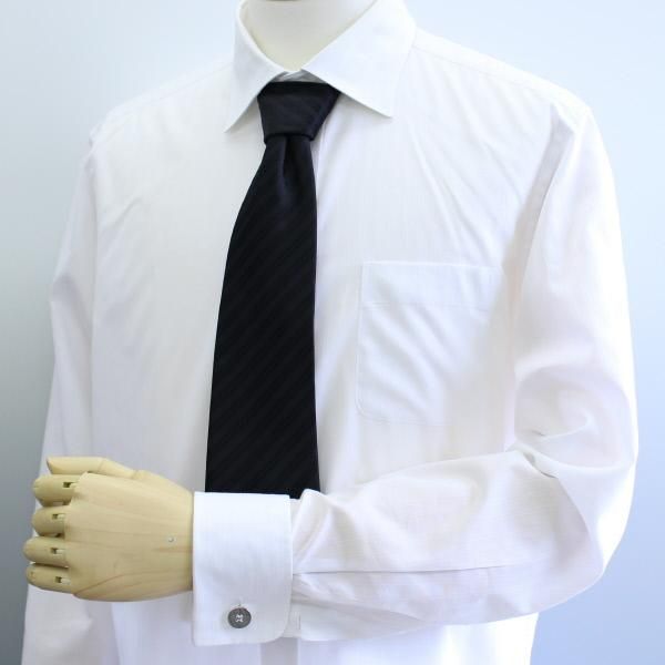 逆の発想で楽しい艶やかシルバーボタン型のカフス(カフリンクス/カフスボタン)