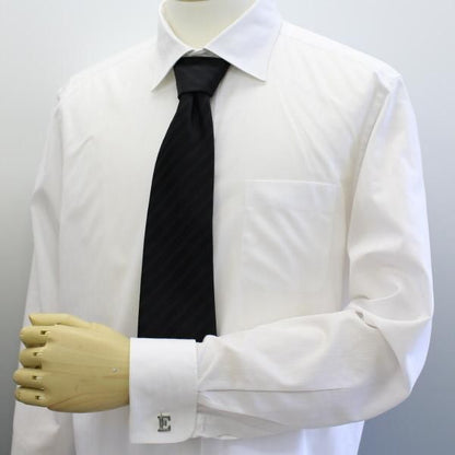 【バラ売り】シルバー・アルファベット【F】カフス(カフリンクス/カフスボタン)