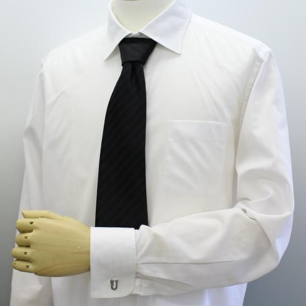 【バラ売り】シルバー・アルファベット【U】カフス(カフリンクス/カフスボタン)