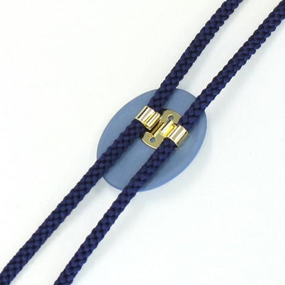 【陶華・TOHCA】オーバル・テニスプレイヤー・ブルーのループタイ(ポーラー・タイ)