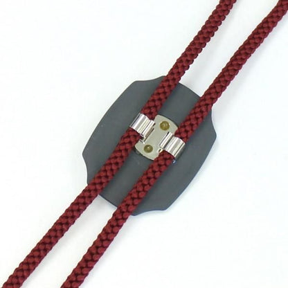 【陶華・TOHCA】八角形・英国スタイルのゴルフ紳士・グレーのループタイ(ポーラー・タイ)