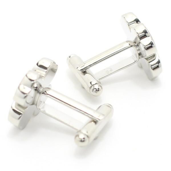 ラッキーを呼ぶ四葉のクローバー・レッドのカフス(カフリンクス/カフスボタン)