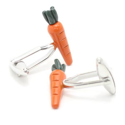 ユーモアのセンスアップに人参のカフス(カフリンクス/カフスボタン)