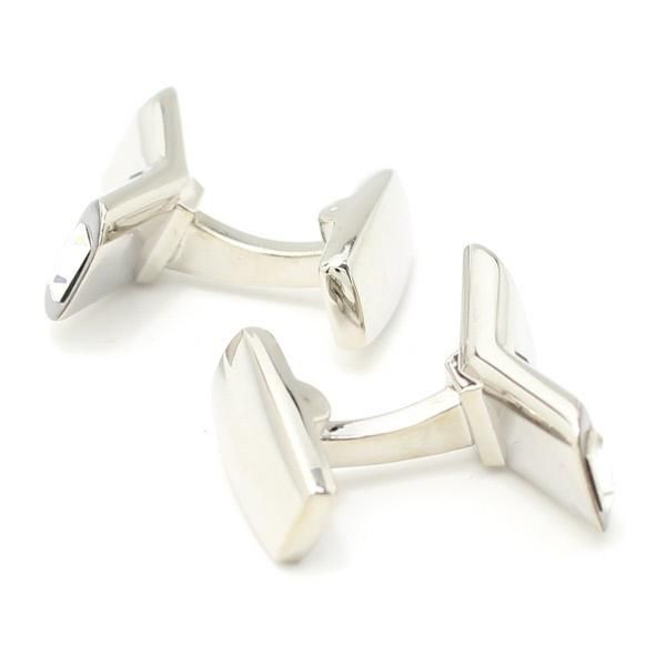 【Duncan Walton Luxury】Ryle・スワロフスキー・クリスタル×シルバーナイトのカフス(カフリンクス/カフスボタン)