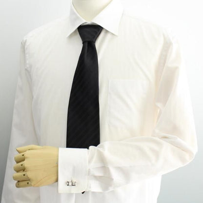 【Duncan Walton Luxury】Ryle・スワロフスキー・クリスタル×シルバーナイトのカフス(カフリンクス/カフスボタン)