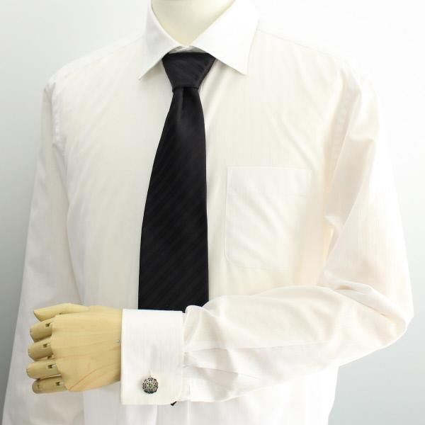 【Duncan Walton Luxury】Appleton・グレー×グリーン・フラワーのカフス(カフリンクス/カフスボタン)