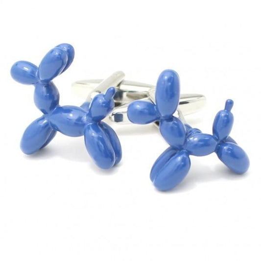 バルーンドック・ブルーのカフス(カフリンクス/カフスボタン)