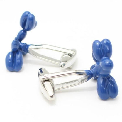 バルーンドック・ブルーのカフス(カフリンクス/カフスボタン)