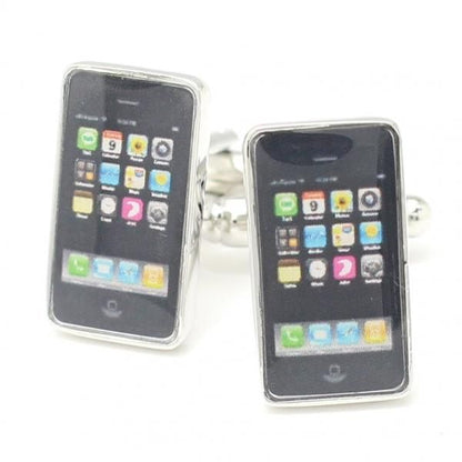 リアルでユニークなスマートフォンのカフス(カフリンクス/カフスボタン)