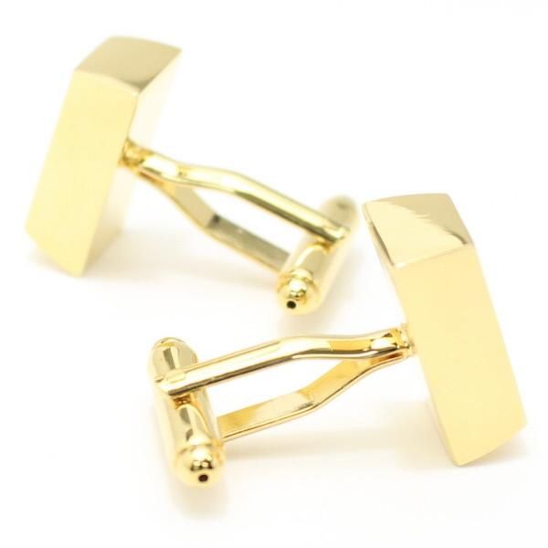 なんちゃって金の延べ棒のカフス(カフリンクス/カフスボタン)