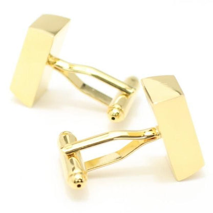 なんちゃって金の延べ棒のカフス(カフリンクス/カフスボタン)