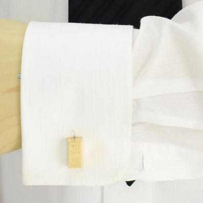 なんちゃって金の延べ棒のカフス(カフリンクス/カフスボタン)