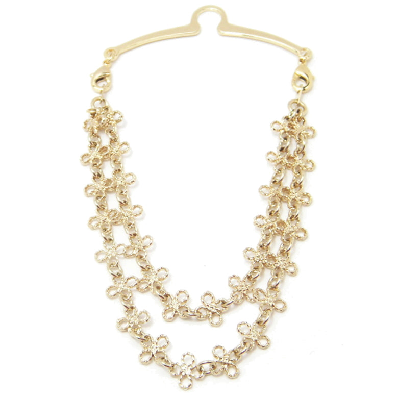 Narrow ties and V-zones are fine too!! Interchangeable tie chain