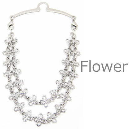 Narrow ties and V-zones are fine too!! Interchangeable tie chain