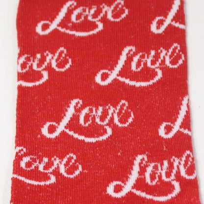 靴下・LOVE・ロゴのメンズソックス